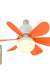 Ceiling Fan 40W/30W LED Fan lamp Remote Control AC85V-265V E27 Ceiling Fan with Memory Function for Offices Bedroom Kitchen