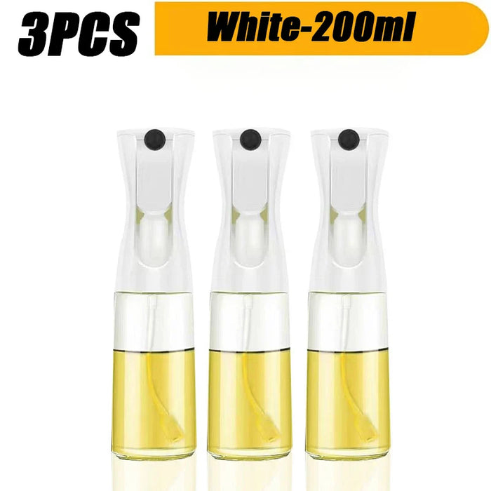 3 Pack 200/500ml Oil Sprayer Bottle Home Kitchen Cooking Oil Dispenser Fitness Fat Loss Camping BBQ Vinegar Sauce Sprayer Bottle