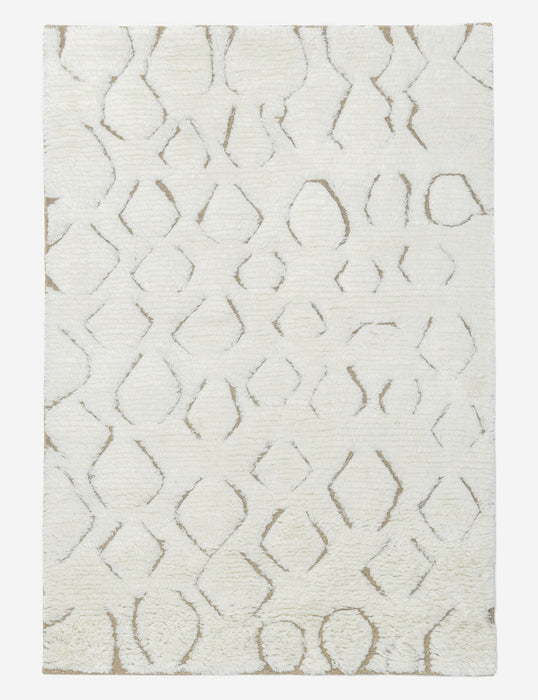 Cluny Hand-Knotted Wool Moroccan-Style Rug