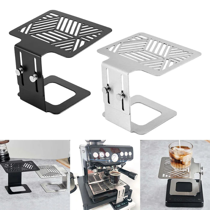 Coffee Machine Weighing Stand Height-adjustable Scale Stand Home Barista Kitchen Coffee Weighing Rack