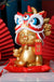 Forbidden City Lion Dance Lucky Cat Resin Home Decor, Store Opening Gifts, Practical and Wealth, Cultural and Creative Gi