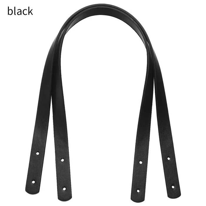 2Pcs New Detachable PU Leather Bag Belt Handbag Band Handle Shoulder Bag Strap Gift Box Handle Band DIY Bag Accessories