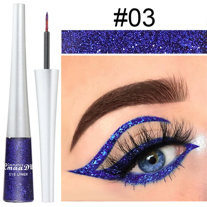 Colorful Sexy Eyeliner Liquid Pencil Waterproof Easy To Wear Make Up Matte Eye Liner Blue Red Green White Gold Brown Eyliner