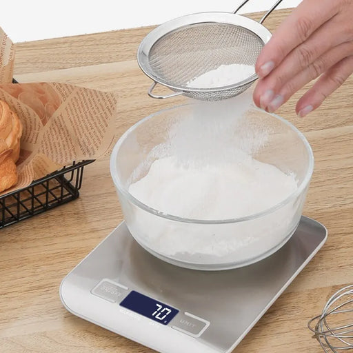 5kg/10kg Rechargeable Stainless Steel Electronic Scales Kitchen Scales Home Jewelry Food Snacks Weighing Baking Tools