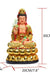 30CM/11.8"(H) Home worship of Guanyin Buddha Temple Handmade resin Guanyin Bodhisattva household ornaments Nanhai Guanyin God