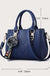 Embroidery Messenger Bags Women Leather Handbags Bags for Women Sac a Main Ladies hair ball Hand Bag