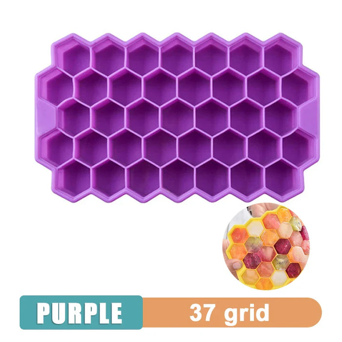 4/6/8/15 Grid Big Ice Tray Mold Giant Jumbo Large Food Grade Silicone Ice Cube Square Tray Mold DIY Ice Maker Ice Cube Tray