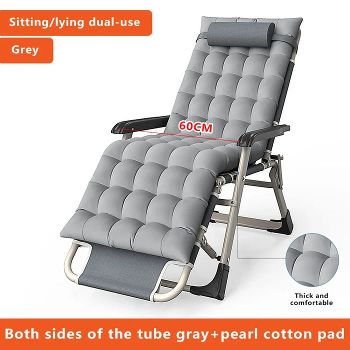 Adjustable height folding bed ultra light household multifunctional recliner outdoor autonomous driving folding recliner