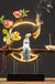 FY Chinese Style Backflow Incense Burner Plug-in LED Light with Iron Frame Incense Sticks Holder Big Size Home Decor Ornaments