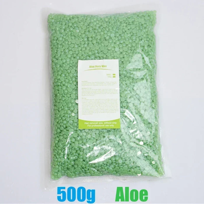 500g/400g/200g Waxing Wax Beans for Wax Heater Machine No Strip Depilatory Hot Film Hard Wax Waxing Body Hair Removal Wax Beads