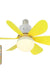 AC85V-265V 40W/30W Ceiling Fans LED Fan Lamp Fanlight Remote Control E27 Ceiling Fan with Memory Function for Bedroom Kitchen