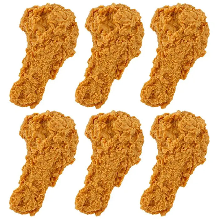 6Pcs Fake Fried Chicken Legs Home Ornaments Simulation Drumstick Decors For Kitchen Home Chicken Drumstick Kitchen Decor