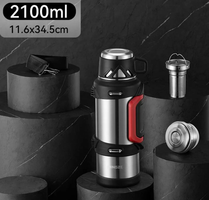 316 Stainless Steel Big Capacity Thermos Bottle 1L/ 2L /3L/ Outdoor Travel Coffee Mugs Thermal Vaccum Water Bottle Thermal Mug