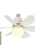 Ceiling Fan 40W/30W LED Fan lamp Remote Control AC85V-265V E27 Ceiling Fan with Memory Function for Offices Bedroom Kitchen