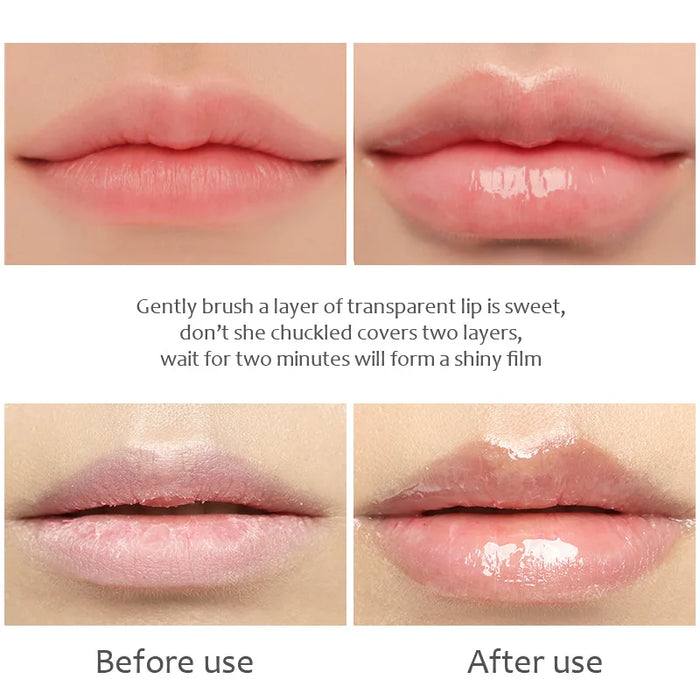 Collagen Instant Volumising Lip Plumper Serum Moisturizing Lip Gloss Oil  Lips Repairing Reduce Lip Fine Lines Makeup Lipstck