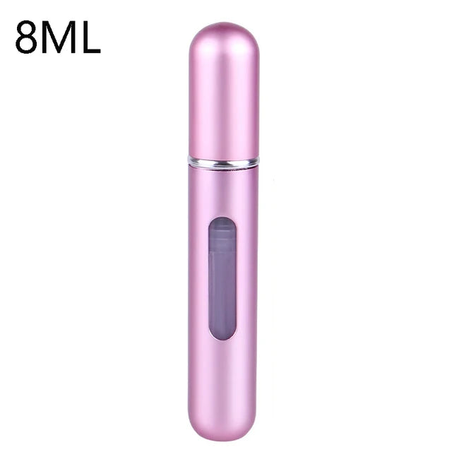 8/5ml Perfume Atomizer Portable Liquid Container For Cosmetics Traveling Mini Aluminum Spray Alcochol Empty Refillable Bottle