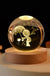 6cm 3D Crystal ball Crystal Planet Night Light Laser Engraved Solar System Globe Astronomy Birthday Gift Home Desktop Decoration