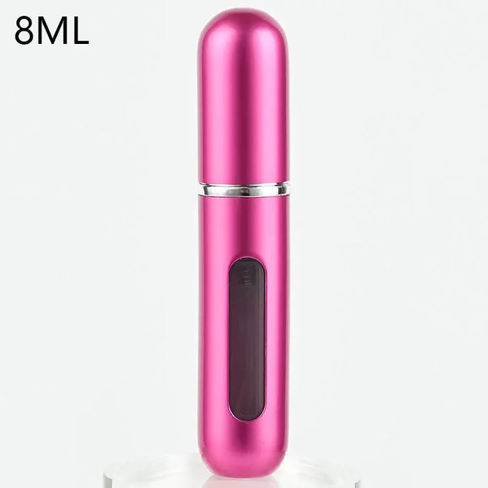 8/5ml Perfume Atomizer Portable Liquid Container For Cosmetics Traveling Mini Aluminum Spray Alcochol Empty Refillable Bottle