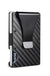 DIENQI Carbon Fiber Card Holder Mini Aluminum Metal RFID Magic Men's Wallet