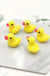 50/100 Pcs Mini Yellow Duck Ornament Miniature Figures,Tiny Duck,Resin,Handicraft,Micro Landscape, Home Decoration,