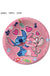 Disney Pink Interstellar Stitch Angel Birthday Party Decoration Flag Pulling Balloon Cake Flag Insertion Spiral Set Supplies