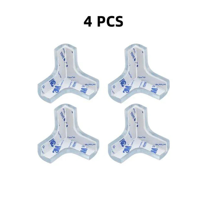 Child Baby Safety Silicone Protector Table Soft Transparent Children Anti Collision Table Corner Edge Protection Cover