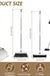 3Pcs Floor Sweeping Set with Long Handle Portable Broom and Dustpan Squeegee Set for Home Kitchen Office Floor