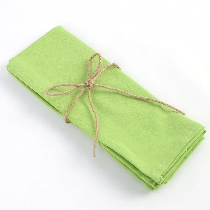 50PCS Wholesale Washable 30X45CM Cotton Cloth Napkins Tea Towels Table Mat Wedding Party Home Dinner Kitchen Hotel Banquet Decor