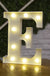 Alphabet Letter LED Lights Luminous Number Lamp Decor Battery Night Light for home Wedding Birthday Christmas party Decoration