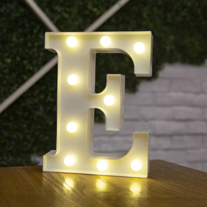 Alphabet Letter LED Lights Luminous Number Lamp Decor Battery Night Light for home Wedding Birthday Christmas party Decoration