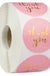 500pcs Round Labels Kraft Paper Thank You Sticker Dragees Candy Bag Flower Gift Box Cake Boxes and Packaging Wedding Stickers