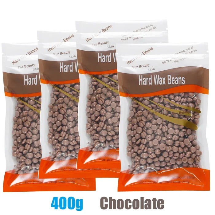 500g/400g/200g Waxing Wax Beans for Wax Heater Machine No Strip Depilatory Hot Film Hard Wax Waxing Body Hair Removal Wax Beads