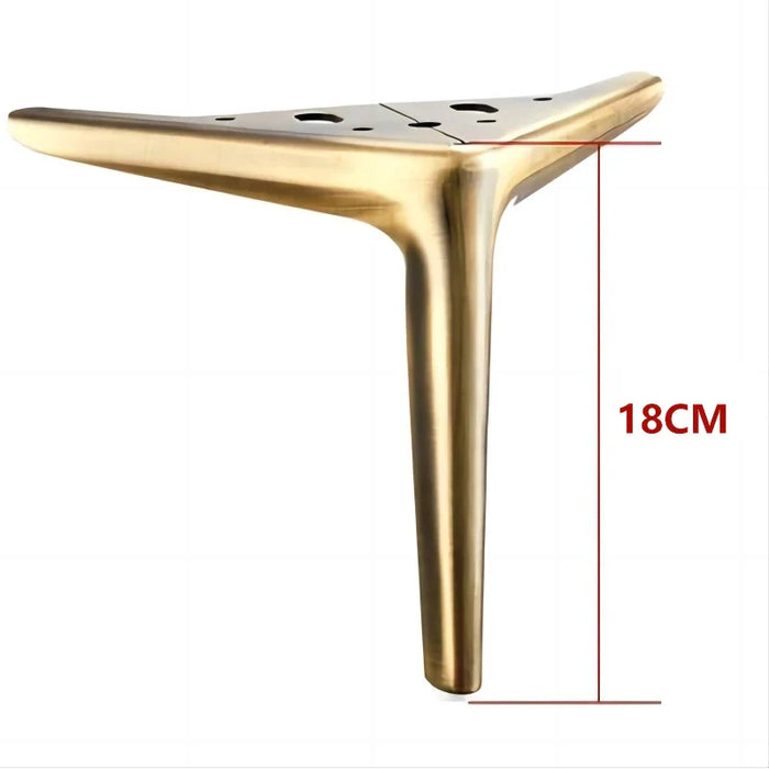 4Pcs/Set Furniture Feet For TV Cabinet Sofa Coffee Table Bathroom Cabinet Drawer Cabinet Leg Metal Support Feet Load 800KG