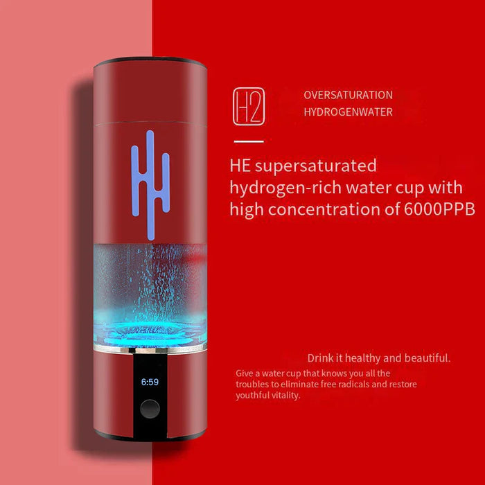 6000 PPB SPE/PEM Hydrogen Water Generator Antioxidant ORP Hydrogen Maker Nano H2 Ventilator DuPont Hydrogen Water Bottle