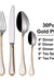 24/30 Pieces Gold Cutlery Set Complete Stainless Steel Tableaware Mirror Dinner Set Sliveware Knife Fork Spoon Kitchen Untensils