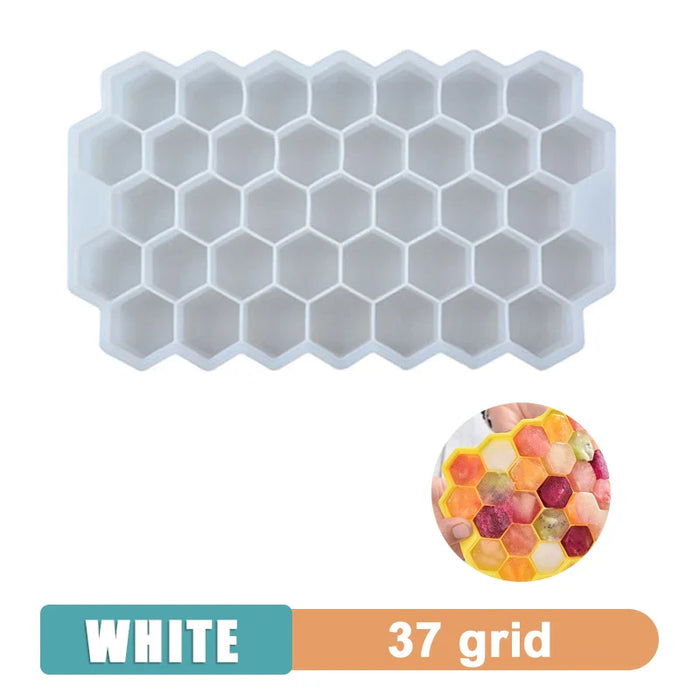 4/6/8/15 Grid Big Ice Tray Mold Giant Jumbo Large Food Grade Silicone Ice Cube Square Tray Mold DIY Ice Maker Ice Cube Tray