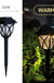 2pcs/Lot Led Solar Lawn Lights Outdoor Waterproof Warm Light Garden Decoration Lamp For Walkway Path Villa Yard Driveway