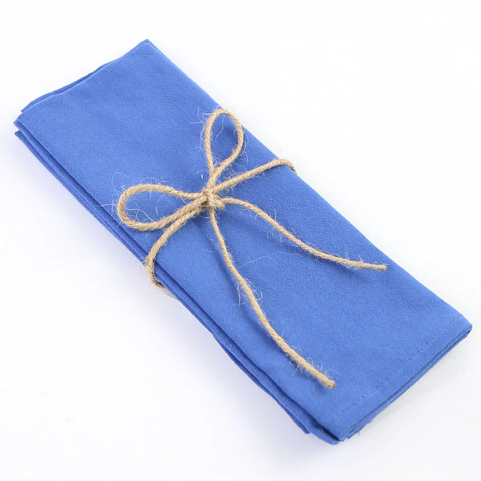 50PCS Wholesale Washable 30X45CM Cotton Cloth Napkins Tea Towels Table Mat Wedding Party Home Dinner Kitchen Hotel Banquet Decor