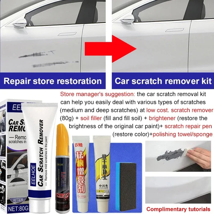 Car Scratch Remover Paint Care Tools Auto Swirl Remover Scratches Repair Polishing Auto Body Grinding Compound Anti Scratch Wax