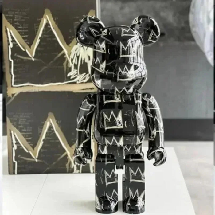 400% Bearbrick Figure Violent Bear Statues Bearbrick Collection Fashion Bear Figure Desktop Luxury Living Room Decorations Gifts