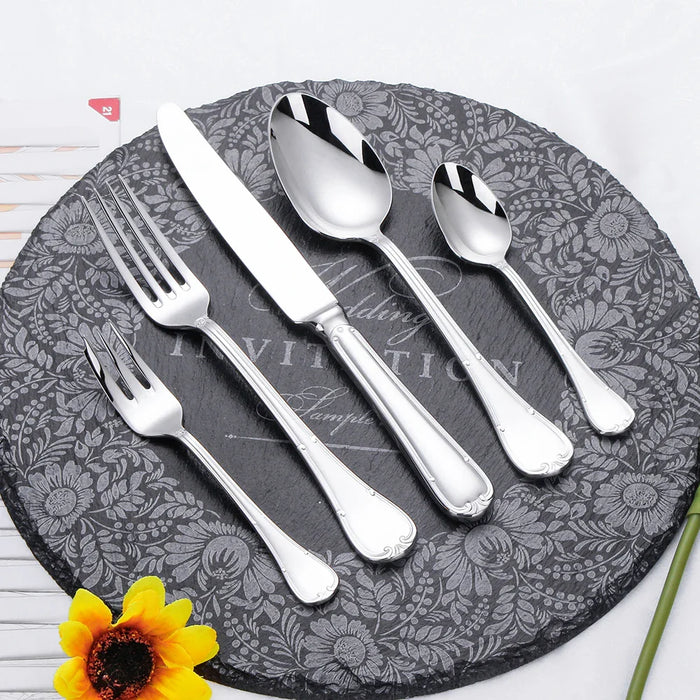 24/30 Pieces Gold Cutlery Set Complete Stainless Steel Tableaware Mirror Dinner Set Sliveware Knife Fork Spoon Kitchen Untensils