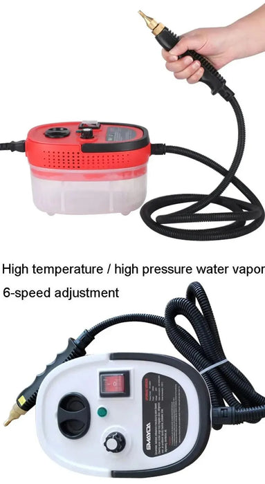 2500W 1200ml Steam Cleaner High Temperature Pressure Washer Steam Cleaning Machine For Home Air Conditioning Kitchen Hood Car