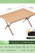 Camping Beach Folding Tables and Chairs Wooden Grain Carbon Steel Wild Table Portable Tourism Plate Table