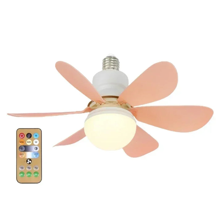 AC85V-265V 40W/30W Ceiling Fans LED Fan Lamp Fanlight Remote Control E27 Ceiling Fan with Memory Function for Bedroom Kitchen