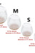 4 Size 16pcs Transparent Silicone Chair Leg Furniture Legs Caps Feet Pads Furniture Table Covers Floor Protector Glides Feet Cap