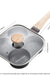 4-hole Omelet Pan with Lid Egg Burger Cooking Pan Home Breakfast Cookware Universal Gas & Induction Cooker Non-stick Frying Pan