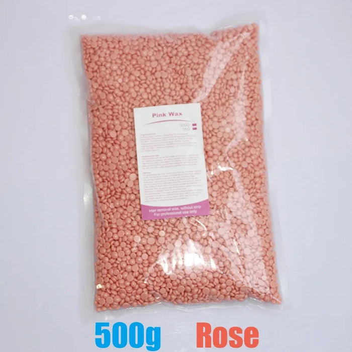 400g/500g Waxing Wax for Hair Removal Hard Wax Beans Depilatory Hot Film Wax Beads for Full Body