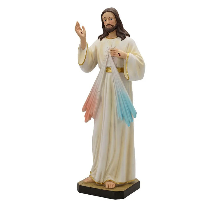 God's Mercy Catholic Statue Figurine Family Prayer Ornaments Jesus Christ Home Decoration Resin Crafts