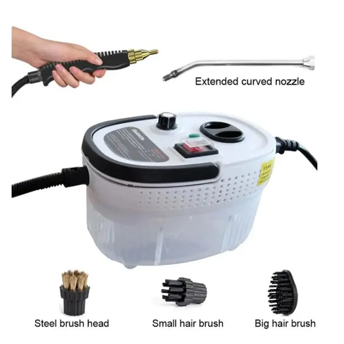 2500W 1200ml Steam Cleaner High Temperature Pressure Washer Steam Cleaning Machine For Home Air Conditioning Kitchen Hood Car