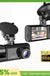 Dash Cam W/ IR Night Vision Loop Recording & 2" IPS Screen 1080P 3 Camera